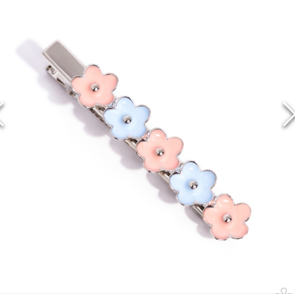 Flower Patch Flirt Multi Colors Hair Clips NWT. Alligator type